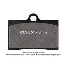 EBC Extreme Pro HH Set Pastiglie Freno Anteriore Destro per Ducati Supermono 549 1993-1995