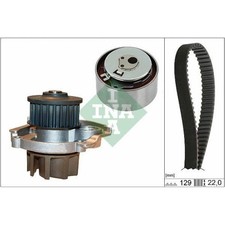 Pompa acqua + kit cinghia distribuzione Schaeffler Ina 530 0462 30 per Alfa Romeo Chrysler