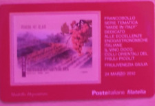 Tessera Filatelica Nuova Italia 2012. Vini Docg. Colli Orientali Friuli Picolit