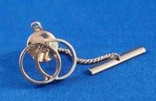 Spilla Cravatta Design Anelli In Cromo Gioielli Da Uomo