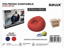 Poltrona gonfiabile alta - gonfiabile,