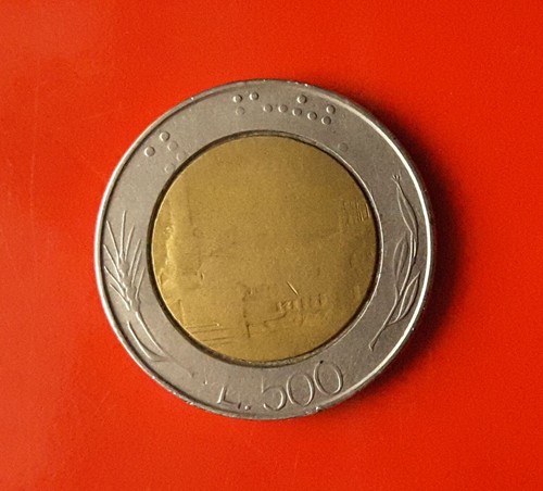 500 lire 1987 errore - lire,