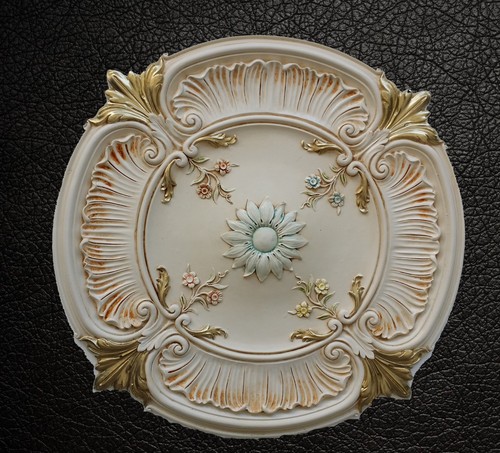 Rosone gesso decorato - rosone,