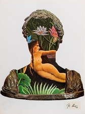 JIRI KOLAR (1914 - 2002) VERDE Litografia firma numerata Bolaffi Arte Catalogo