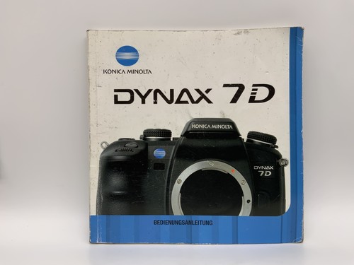 Minolta dynax istruzioni - minolta,