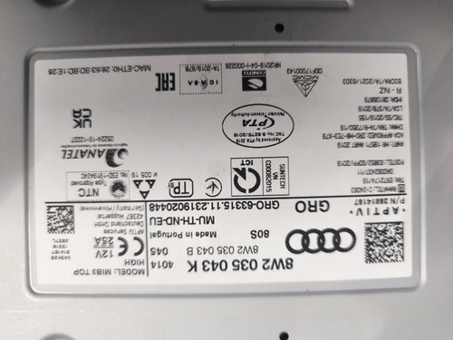 Centralina mmi audi - mmi, 5f