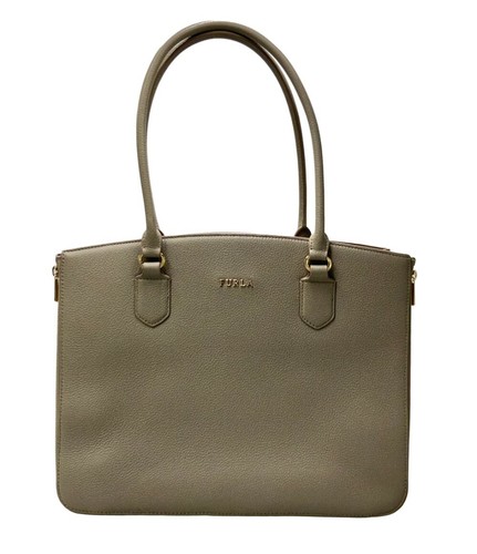 Furla leather tote - tote, greige