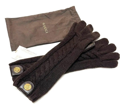 Guanti gucci logo - gucci, 7,5