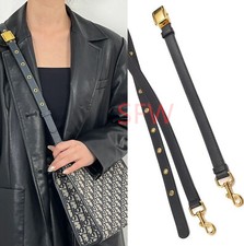 Tracolla in pelle di mucca blu