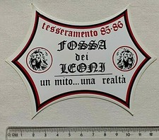 ADESIVO ULTRAS FOSSA DEI LEONI