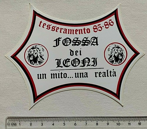 Adesivo ultras fossa dei leoni - dei,