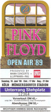 Pink Floyd   In Concert 1989 Köln  Ticket / Konzertkarte / Eintrittskarte