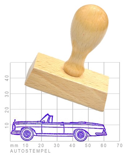 Oldtimer autostempel mercedes - oldtimer,
