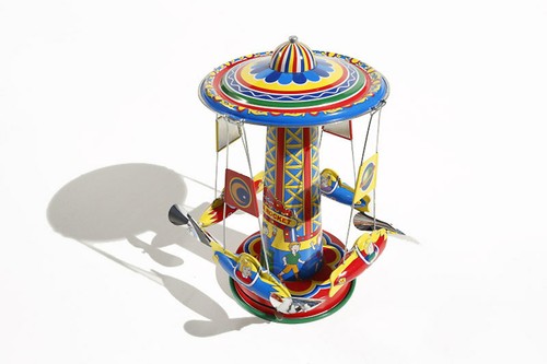 Rocket ride carousel - rocket,