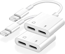 2 pz. Adattatore Cuffie iPhone