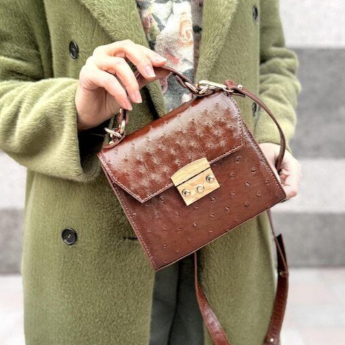Borsa mano donna in pelle - a,