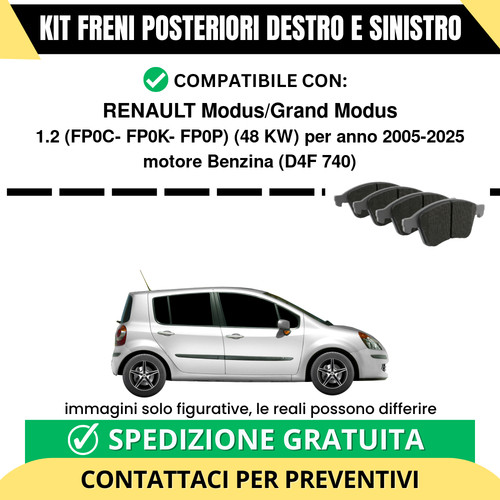 Pastiglie freno posteriori - freno,