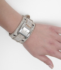 Orologio Fossil vintage y2k con cinturino in pelle