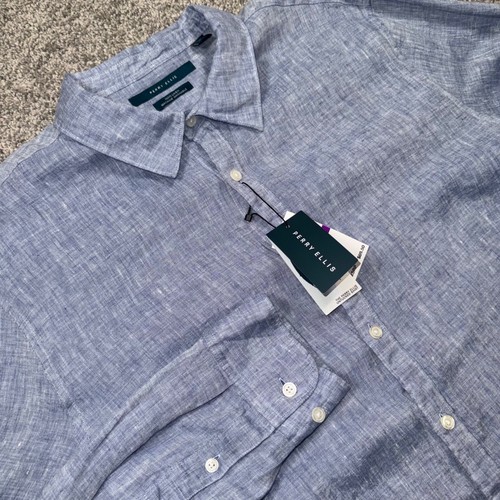 Camicia uomo perry ellis 100 - uomo,