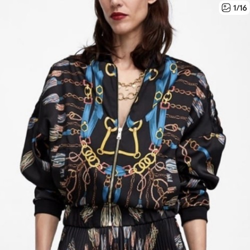 Giacca bomber zara stampa - giacca,