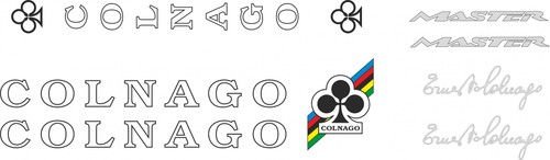 Adesivi telaio colnago master - telaio,