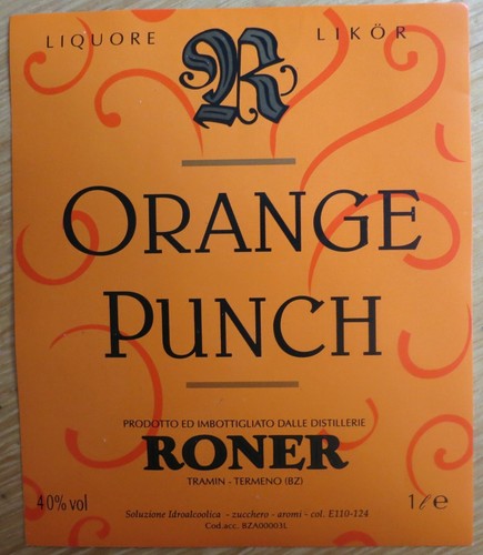 Italy orange punch roner - italy,