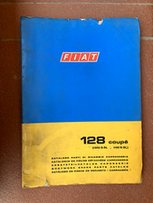 Catalogo originale ricambi di carrozzeria FIAT 128 Coupé ( 1300/1100 S - SL)