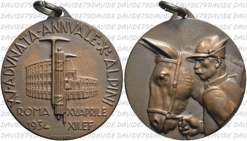 03316 medaglia alpini - alpini, 15°