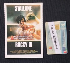 ROCKY QUATTRO mini locandina CIAK cinema cartolina film collezione stampa