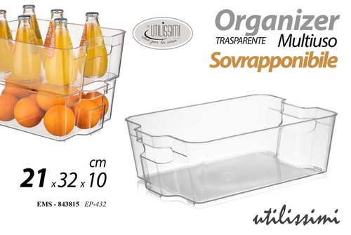 Organizer frigo contenitore