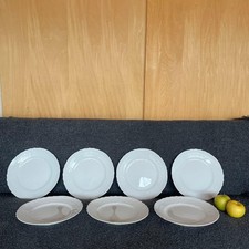 Richard Ginori Vecchio Bianco Set 7 Pezzi Piatti 9,6" Usato