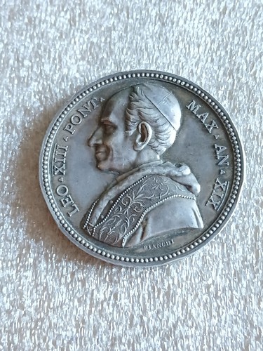 Vaticano medaglia leone xiii - medaglia,