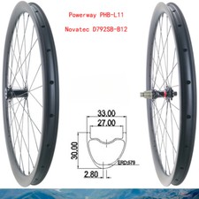 Set Ruote 29er MTB XC Carbonio 33mm*30mm Cerchio Asimmetrico Boost MS 12 Velocità Mozzo 