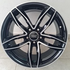 1 cerchio lega nuovo audi q3 q2 q3 r17 nero lucido diamantato ls004268