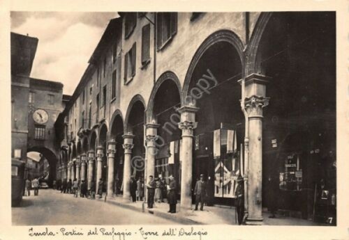 Cartolina imola portici - cartolina,