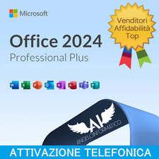 OFFICE 2024 PRO PLUS LICENZA ORIGINALE A VITA FATTURA GARANZIA (ATT. TELEFONICA)