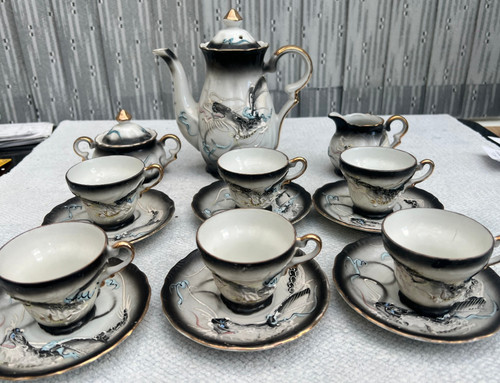 Set caffè porcellana vintage