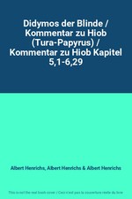 Didymos der Blinde / Kommentar