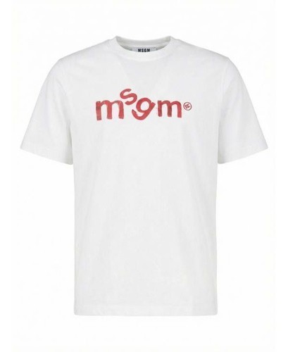 Msgm logo printed shirt - printed, t-shirt