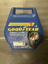 095 77910 CATENE AUTO DA NEVE GOODYEAR G9 215/45-18 225/40-18 245/35-18 + Guanti