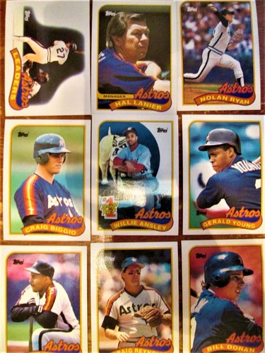 Mlb team set 1989 houston - mlb,