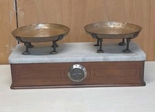 Antica Bilancia Legno Ottone