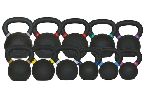 Kettlebell black matt - kg, 18