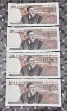 Lotto di 4 Banconote 20000