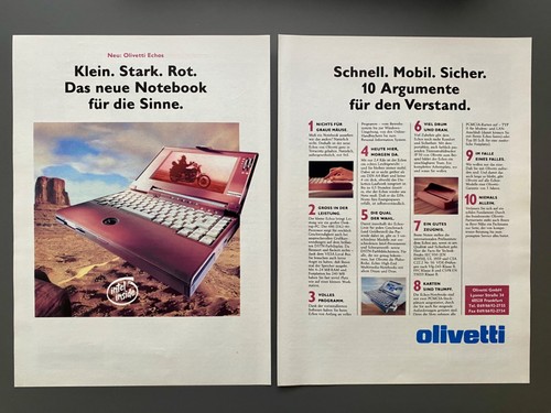 Notebook olivetti echos - olivetti, intel