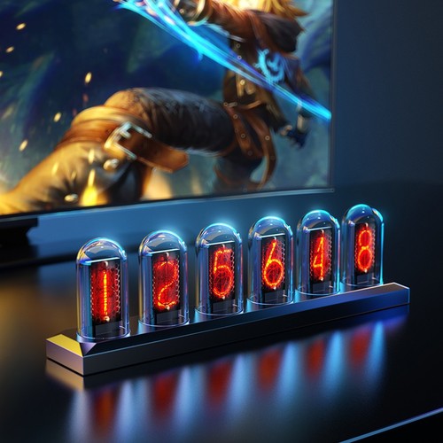 Orologio digitale rgb - digitale, nixie