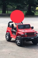 Auto Elettrica Macchina per Bambini 2 Posti Jeep Wrangler Rubicon 12V Fuoristrad