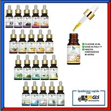 5pz SET OLI ESSENZIALI PER DIFFUSORI UMIDIFICATORI 15ml AROMI PER AROMATERAPIA