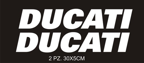 Adesivi ducati 30x5cm - ducati,