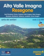 ALTA VALLE IMAGNA RESEGONE CARTA DEI SENTIERI 1:15.000  - AA.VV. - INGENIA